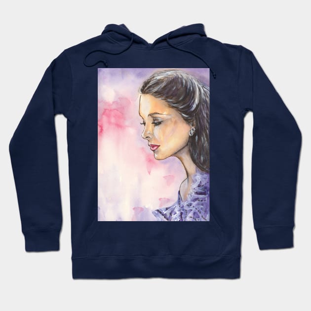 Vivien Leigh Hoodie by Svetlana Pelin